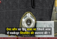 ऐसा कौन सा हिंदू राजा था जिसने अरब में मक्केश्वर शिवलिंग की स्थापना की ? ऐसा कौन सा हिंदू राजा था जिसने अरब में मक्केश्वर शिवलिंग की स्थापना की ?